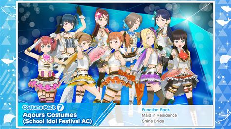 Love Live Sunshine Costume Pack 7 Aqours Costumes School Idol