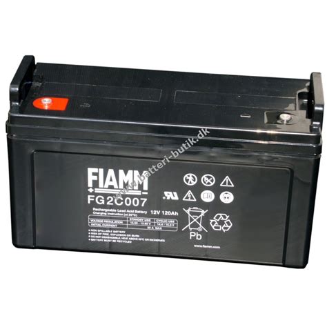 Fiamm Blybatteri Fg C V Ah Batteri Butik Dk Hurtig Levering