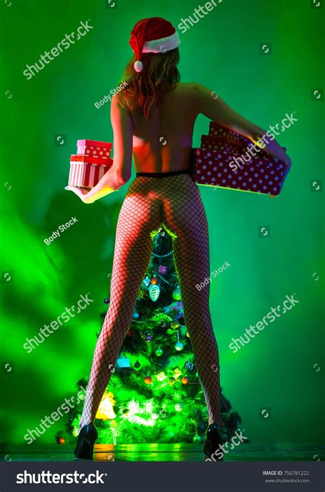 Naked Body Nude Girl Sexy Santa Stok Foto Raf Imdi D Zenle