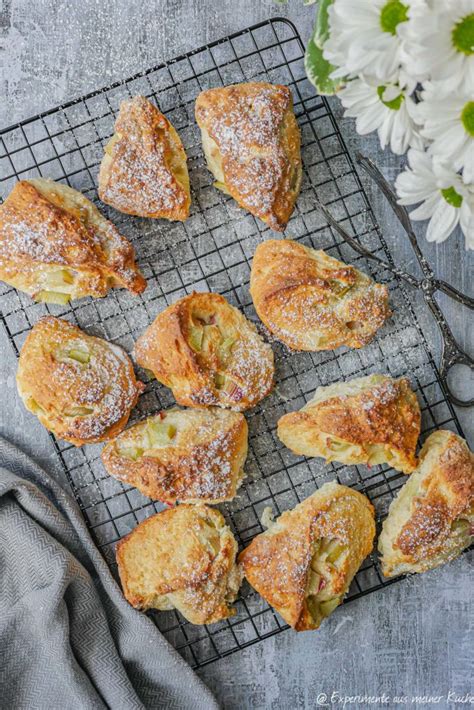 Scones mit Rhabarber Experimente aus meiner Küche