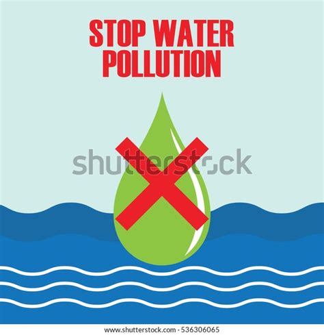 Water Pollution Poster Stock Vector (Royalty Free) 536306065