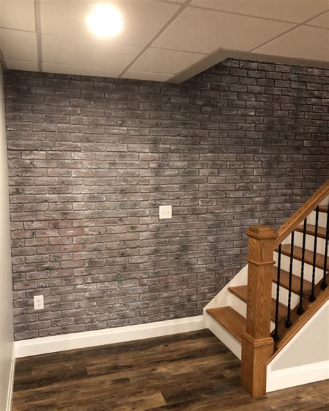 Chicago Brick Veneer Staircase Accent Wall Staircase Denver By