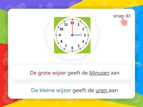 Klokkijken Met Kwart Over En Voor Gratis Online Spellen Voor Kinderen