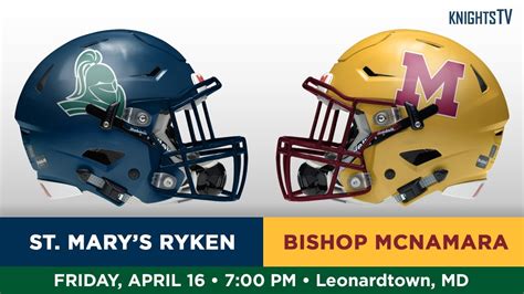 St. Mary's Ryken vs. Bishop McNamara Varsity Football - Win Big Sports