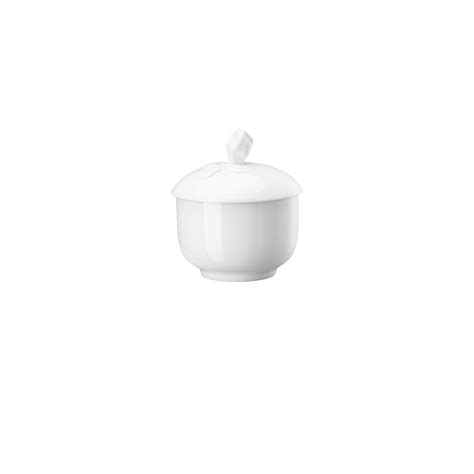 Rosenthal Maria Theresia White Sugar Bowl With Lid — Grayson Living