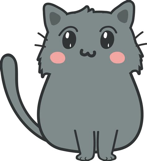 Gatto Cartone Animato Personaggio Ritagliare 21123725 PNG