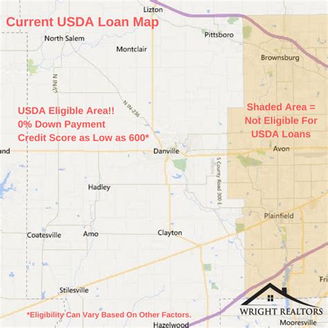 Usda Loan Coverage Map