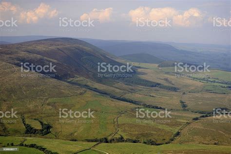 Aerial View Of The Forest Of Bowland Stock Photo Download Image Now