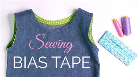 How To Sew Bias Tape Around Curves Necklines YouTube