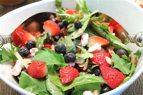 Red White And Blue Salad With Berries 2 Cookin Mamas