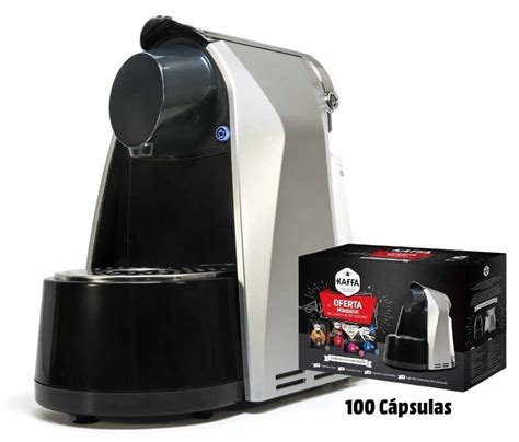 Máquina de Café Kaffa Cinza 100 Cápsulas Aromas à Mistura