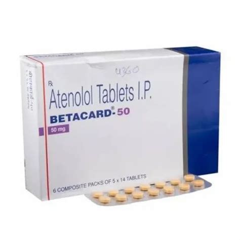 Betacard Mg Tablet Atenolol Mg Tablet At Rs Stripe