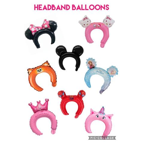 Balloon Headband Cute Designs Shopee Philippines