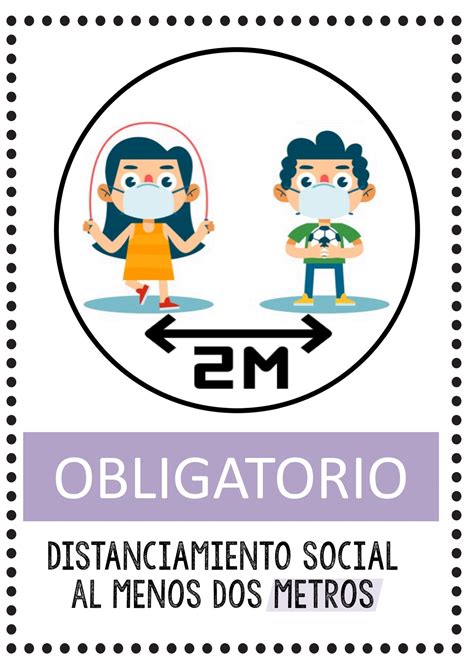 Carteles Molones Distanciamiento Social Orientacion Andujar