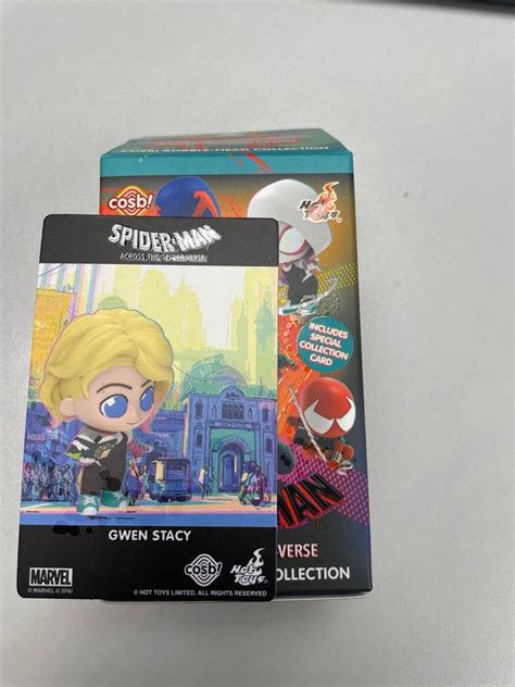 Gwen Stacy Across the spider verse Hot toys Cosbi 興趣及遊戲 玩具 遊戲類 Carousell