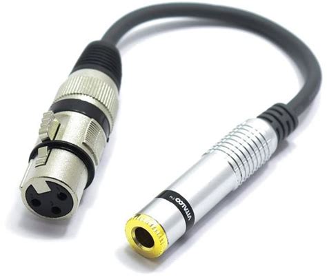 Adaptateur Xlr Femalle Vers Jack Mm St R O Femalle Audio Prise