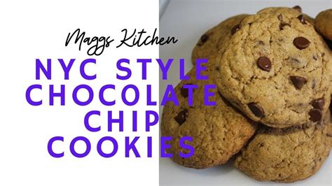 Nyc Style Chocolate Chip Cookies Youtube