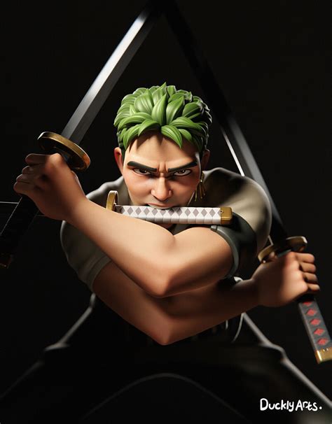 Roronoa Zoro - One Piece Live Action - Finished Projects - Blender ...