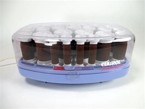 Vintage Clairol Kindness Heated Rollers Wax Core Velvet Flocked Curlers Electric Hot Rollers