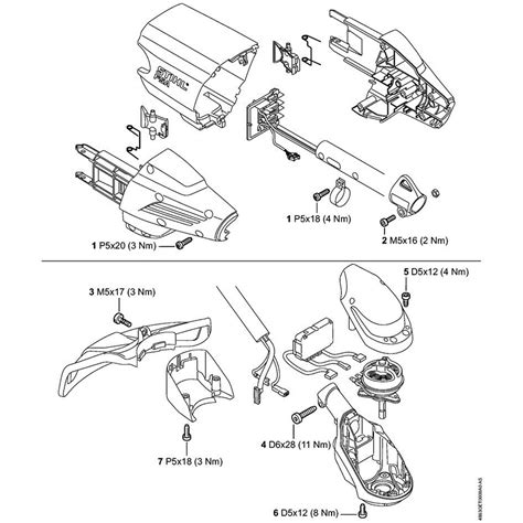 Stihl Fsa Cordless Brushcutter Fsa Parts Diagram H Tightening