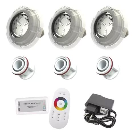 Kit Led Piscina M Led W M Dulo Rgb Dispositivos Frete Gr Tis