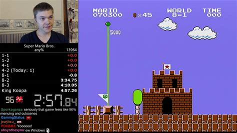 4 57 244 Super Mario Bros Any Speedrun Former World Record Youtube