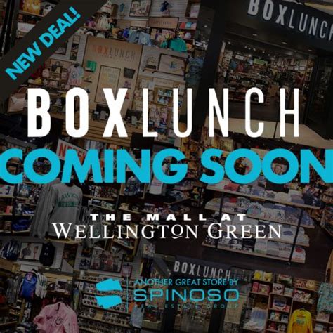 New Deal Coming Soon BoxLunch To The Mall At Wellington Green