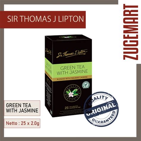 Jual Sir Thomas Lipton Green Tea With Jasmine Tea Bag Teh Hijau