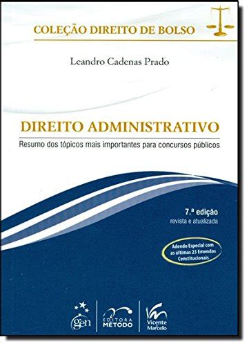 Direito Administrativo Coleção Direito De Bolso Amazon br