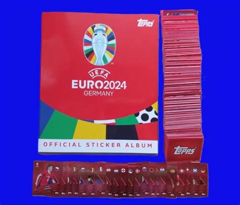 TOPPS UEFA EURO 2024 Set Completo Swiss Svizzera Edition Album