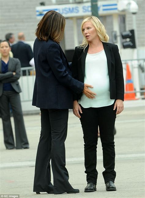 Mariska Hargitay And Kelli Giddish Power Dress In Sharp Suits On The Set Of Law And Order Svu