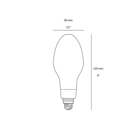 Lighting Shot Lampadina LED 36W HID E27 Ellissoidale Alta Potenza