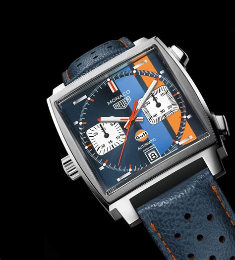 TAG Heuers Monaco Gulf Special Edition Honors Steve McQueen Tag