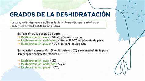 Grados De Deshidratacion En Neonatos Y Ni Os Ppt