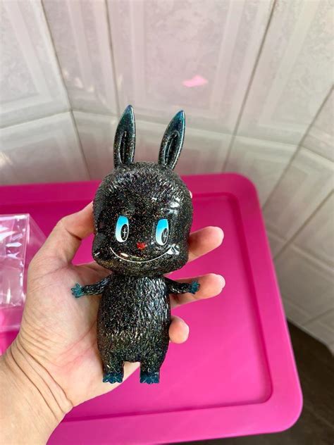 Black Glitter Labubu Kasing Lung X How2work Hobbies And Toys Toys