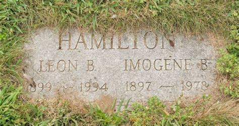 Imogene C Belden Hamilton Find A Grave Memorial