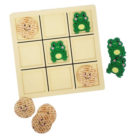 8" Beige & Green Frog Passover Tic Tac Toad Game | Christmas Central