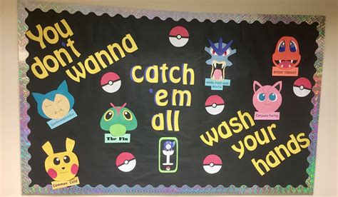 School Nurse Bulletin Board Pokémon Theme Nurse Bulletin Board Health