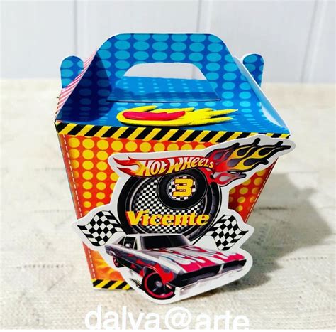 Caixinha Sushi Tema Hot Wheels Elo Produtos Especiais
