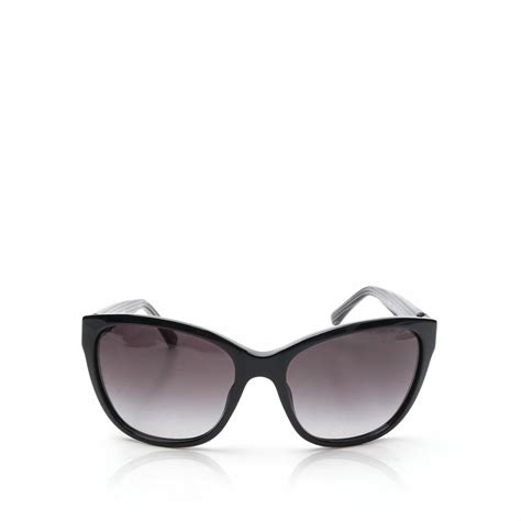 Aksesoris Kacamata Emporio Armani Black Stripes Sunglasses Tinkerlust