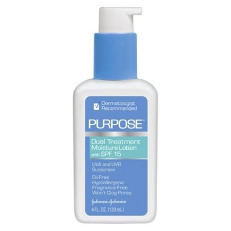 Purpose Dual Treatment Moisture Lotion SPF 15 Sunscreen Reviews 2020