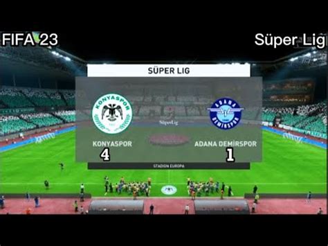 Konyaspor Adana Demirspor Süper Lig 19 04 2023 FIFA 23