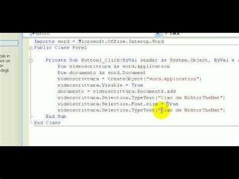 Tutorial Imparare Visual Basic Video Tutorial Online