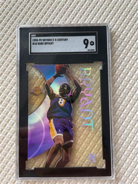 Sgc Kobe Bryant Skybox E X Basketball Card Hobbies Toys Toys