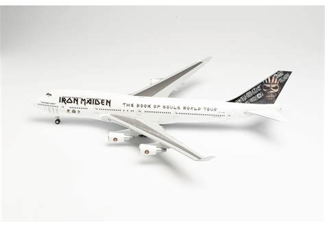 Herpa Iron Maiden Air Atlanta Icelandic Boeing 747 400 Ed Force One