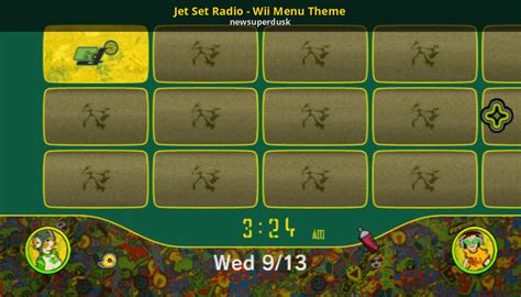 Jet Set Radio Wii Menu Theme Nintendo Wii Mods