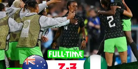 Historic Victory For Nigeria As Super Falcons Beat Australia In