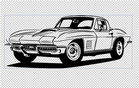 1967 Corvette Sting Ray Svg File Etsy