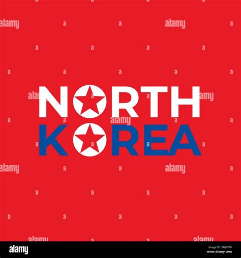 North Korea flag logo design vector template Stock Vector Image & Art ...