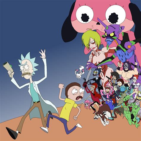 Rick And Morty Anime Dimension by shinjitoo on DeviantArt